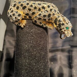 Gorgous leopard bracelet , bold and a conversation  piece,